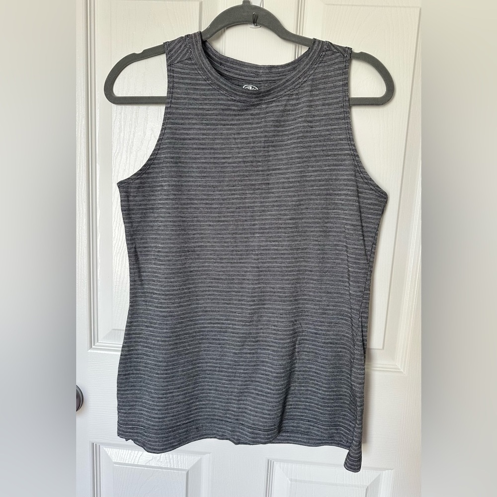 NWOT Athletic Works Gray Striped Tank Top - Picture 8 of 11
